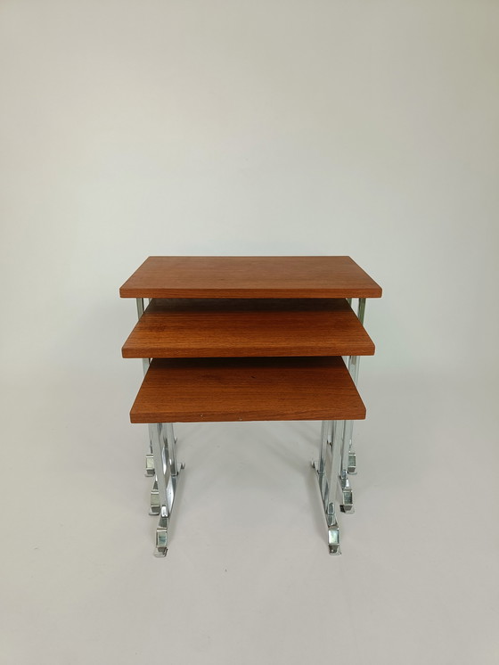 Image 1 of Nesting tables - 50s-60s