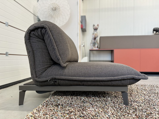 Image 1 of Rolf Benz Nova 340 Longchair Fabric Sleeper Sofa