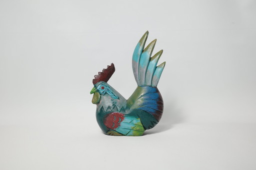 Handcrafted Folk Art Rooster