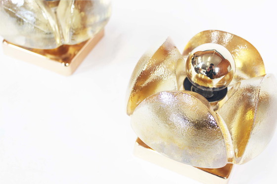 Image 1 of 2x Appliques en verre vintage