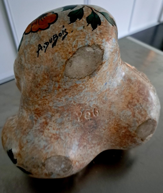 Image 1 of Antoine Dubois decorative vase for Mons Pottery