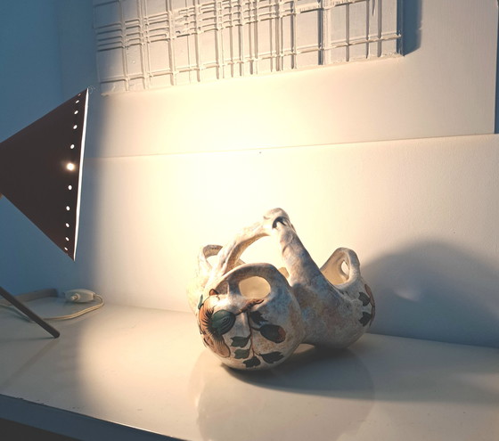 Image 1 of Antoine Dubois decorative vase for Mons Pottery