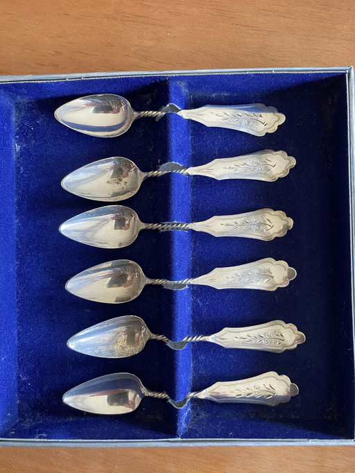 Antique silver coffee spoons