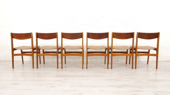 Image 1 of Set di 6 sedie da pranzo | Vintage | Rivestite