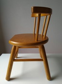 Chaise haute vintage en bois de Dijk Toys