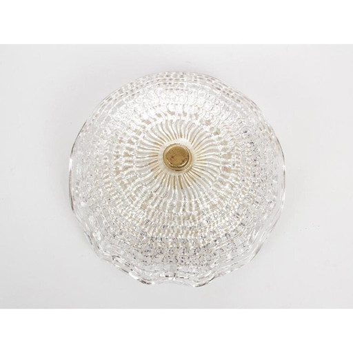 Vintage Scandinavian crystal ceiling lamp by Carl Fagerlund for Orrefors, 1960