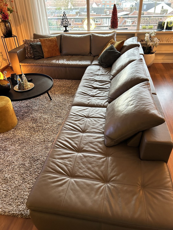 Image 1 of Boconcept Leather Corner Sofa