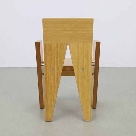 Image 1 of 4X Architectural Chair, One-Off By Dutch Architect Kees Doornenbal, 1990S