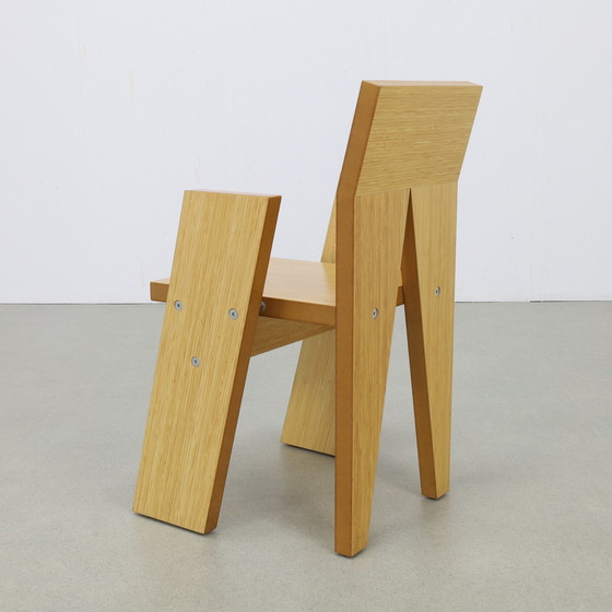 Image 1 of 4X Architectural Chair, One-Off By Dutch Architect Kees Doornenbal, 1990S