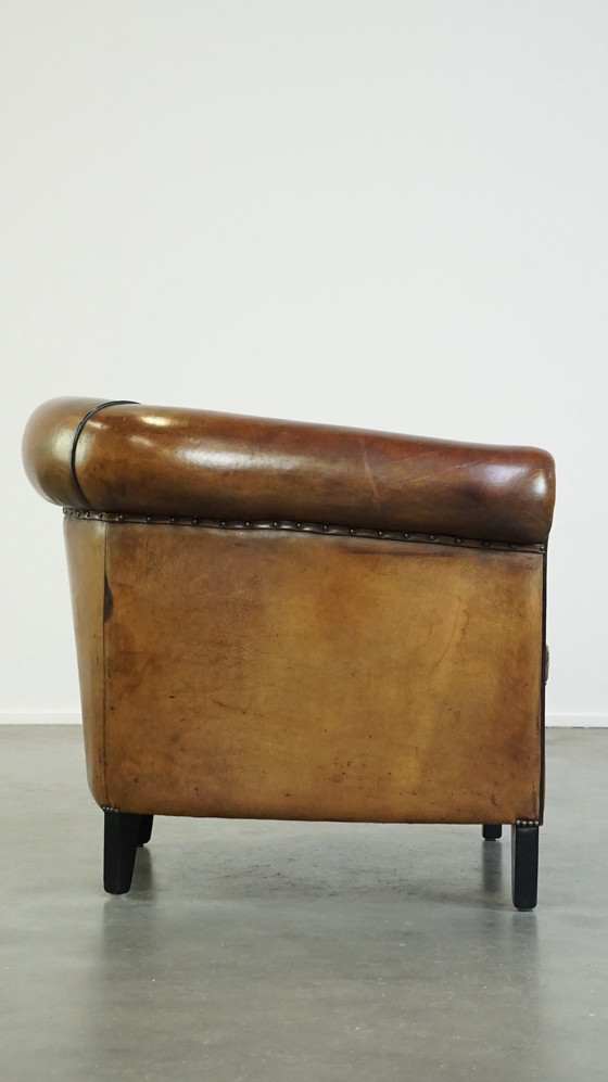 Image 1 of Sheep leather club chair