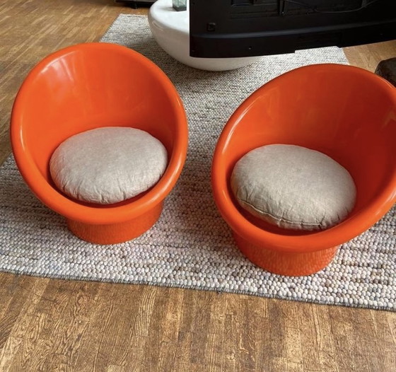 Image 1 of 2x Ikea bucket seat Skopa Ole Gjerlov-Knudsen