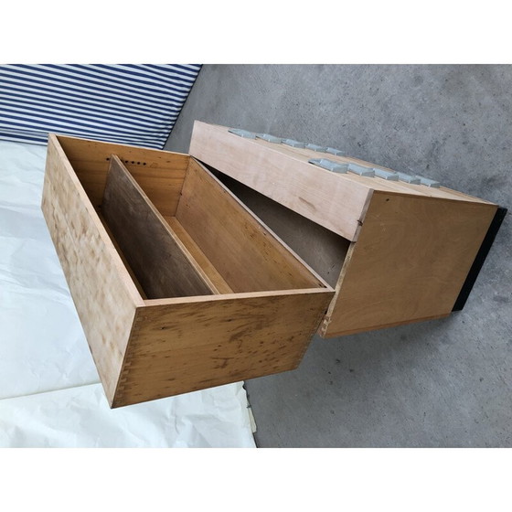 Image 1 of Cassettiera vintage della biblioteca Esavian, scuola ESA, 1970