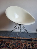 Kartell Eros Eiffel Tower legs chair by Philippe Starck