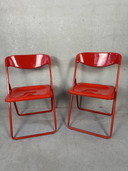 2x vintage folding chair