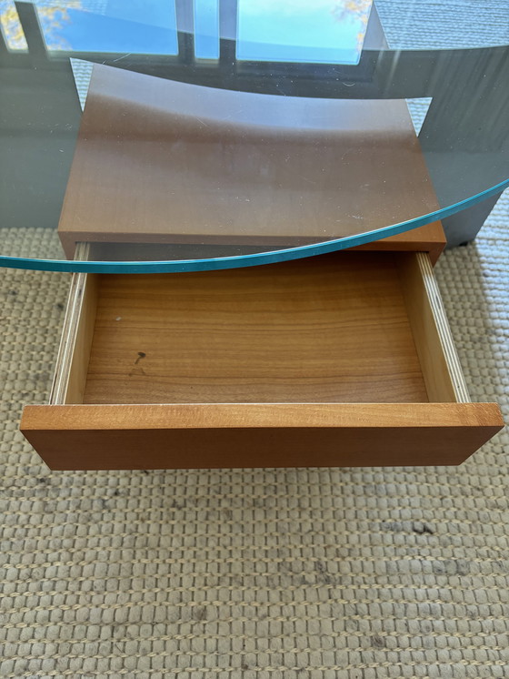 Image 1 of Coffee Table Glass/Beech