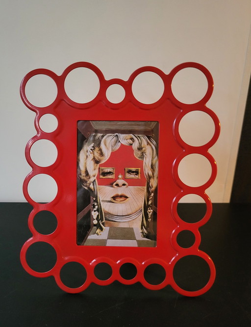 Vintage IKEA Picture Frame Red in Pop-Art Style