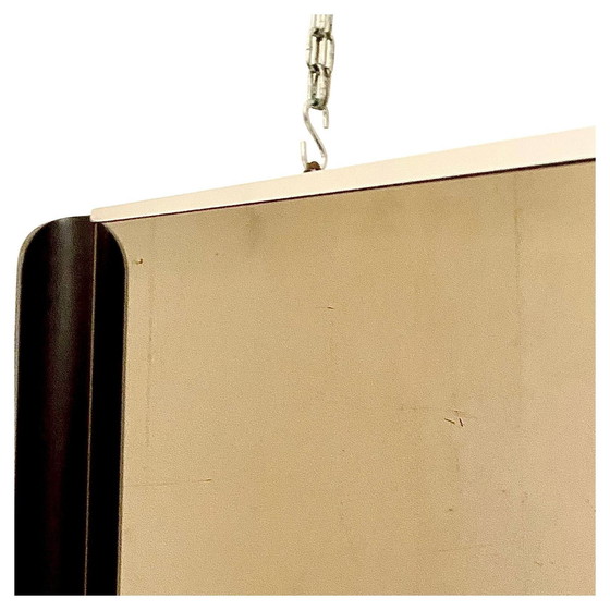 Image 1 of 1X Midcentury Modern Barbershop Wall Mirror, Italy 1970