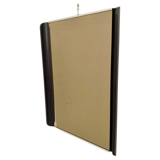 Image 1 of 1X Midcentury Modern Barbershop Wall Mirror, Italy 1970