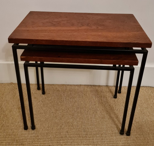 2x Vintage side tables