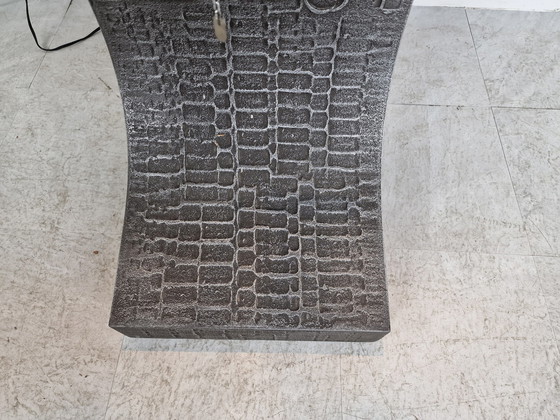 Image 1 of Vintage brutalist standing clock