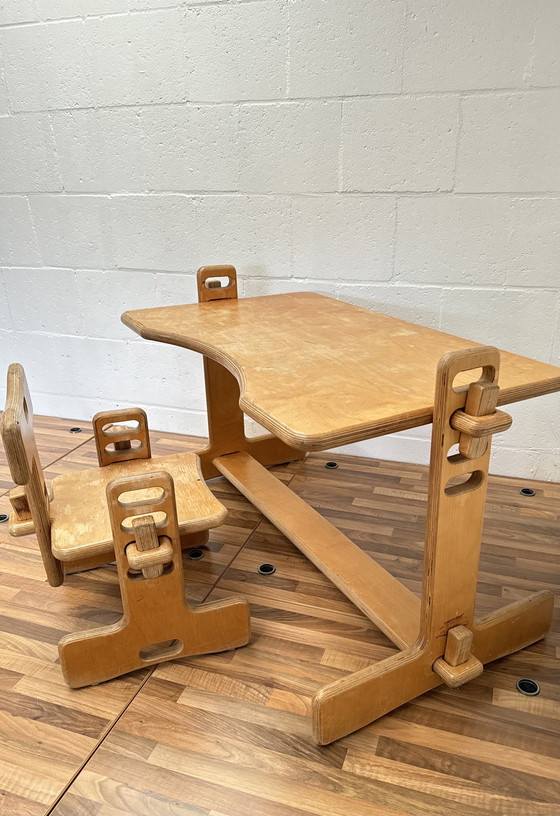 Image 1 of Luigi Colani children's desk + chair