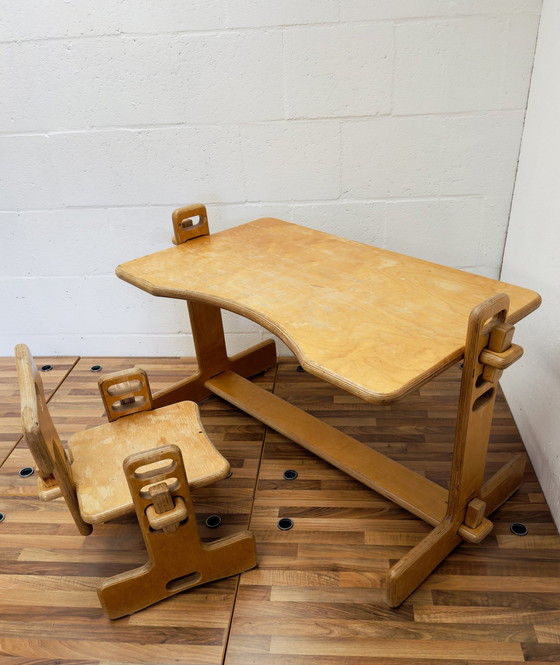 Image 1 of Luigi Colani children's desk + chair