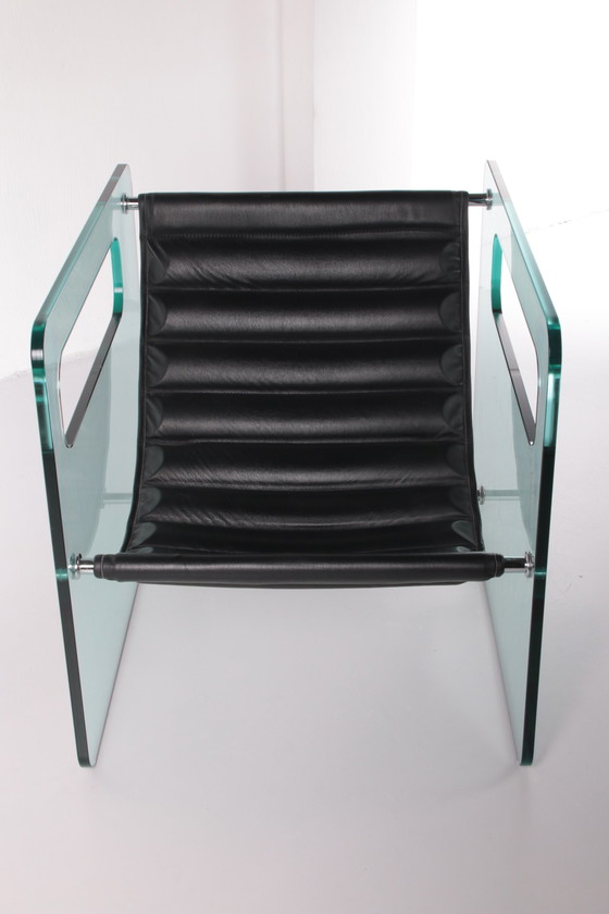 Image 1 of Black "Naked" Armchair by Giovanni Tommaso Garattoni