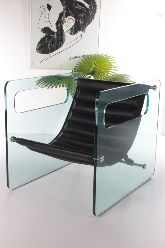 Image 1 of Black "Naked" Armchair by Giovanni Tommaso Garattoni