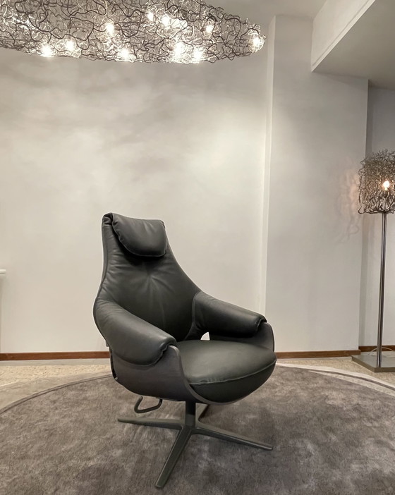 Image 1 of Leolux Cream relax armchair plus Noli leather