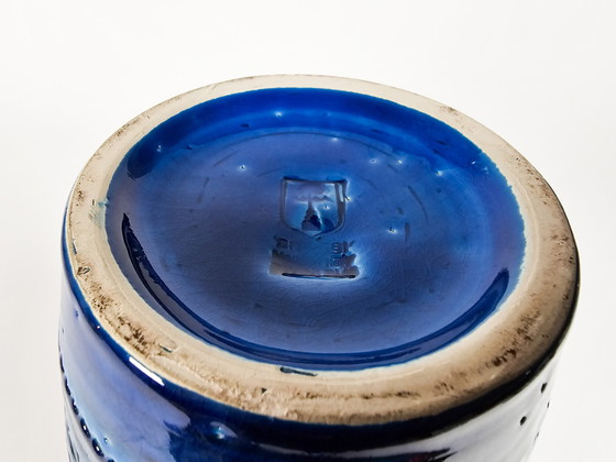 Image 1 of Bitossi - Aldo Londi - Rimini Blue - Flavio Montelupo - belly vase - signed - 3rd quarter 20th century