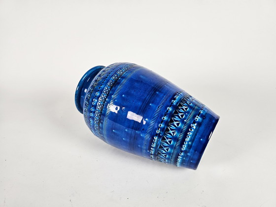 Image 1 of Bitossi - Aldo Londi - Rimini Blue - Flavio Montelupo - belly vase - signed - 3rd quarter 20th century