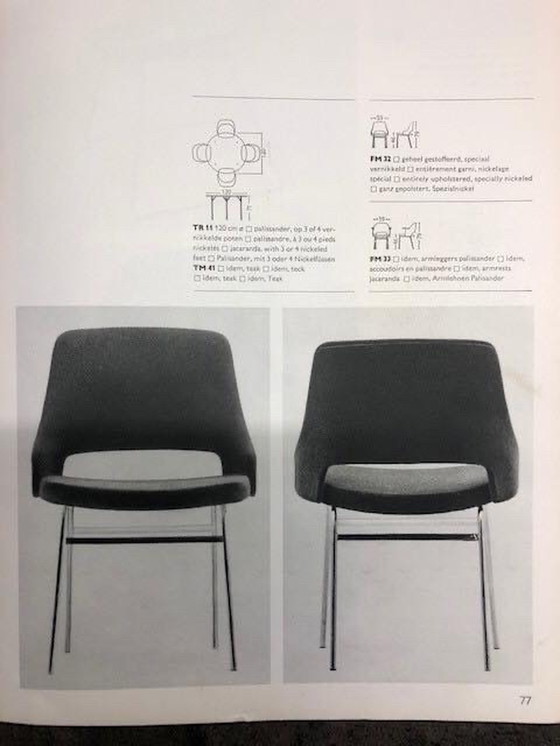 Image 1 of 2 x Pastoe FM 32 chairs