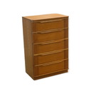 Vintage chest of drawers with 5 drawers made in the 70s