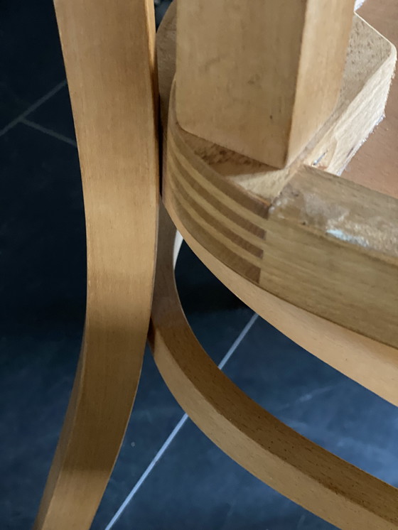 Image 1 of 4x Vintage Beechwood Dining Chairs