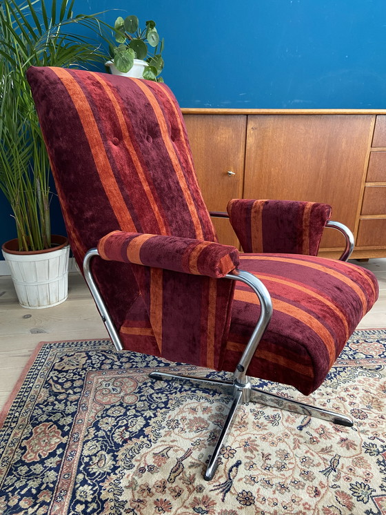 Image 1 of Fauteuil pivotant vintage