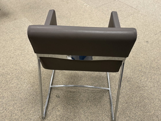 Image 1 of New Leolux Spring Butterfly Dining chairs leather