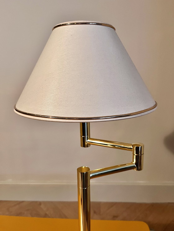 Image 1 of Sölken brass desk / Hollywood Regency table lamp