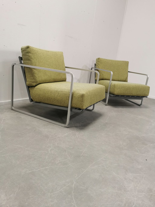 2x Fauteuils 'Zurigo' Par Alfredo HäBerli & Christophe Marchand