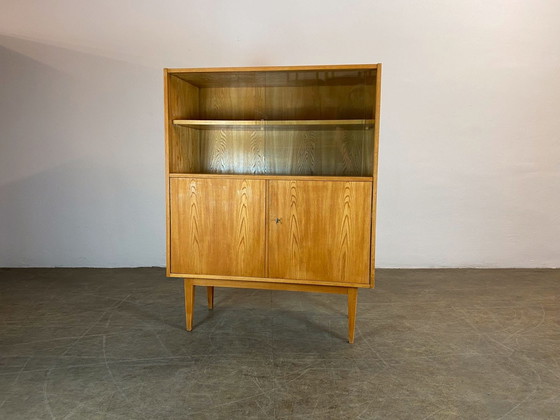 Image 1 of VEB DW Hellerau Vitrine Armoire Midcentury Franz Ehrlich