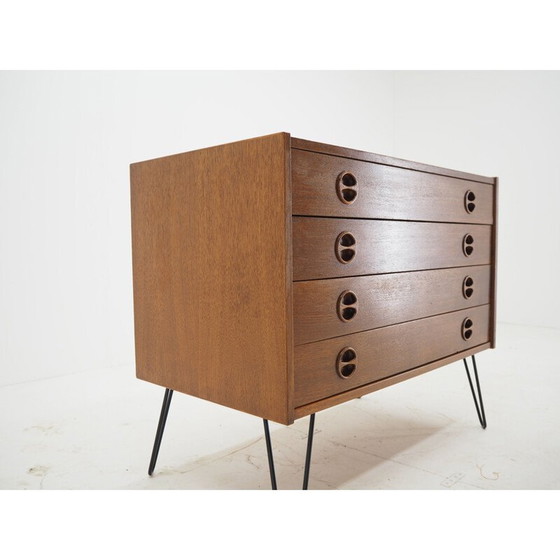 Image 1 of Cassettiera vintage in teak recuperato, Danimarca 1960