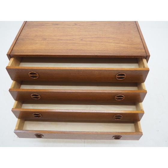 Image 1 of Cassettiera vintage in teak recuperato, Danimarca 1960