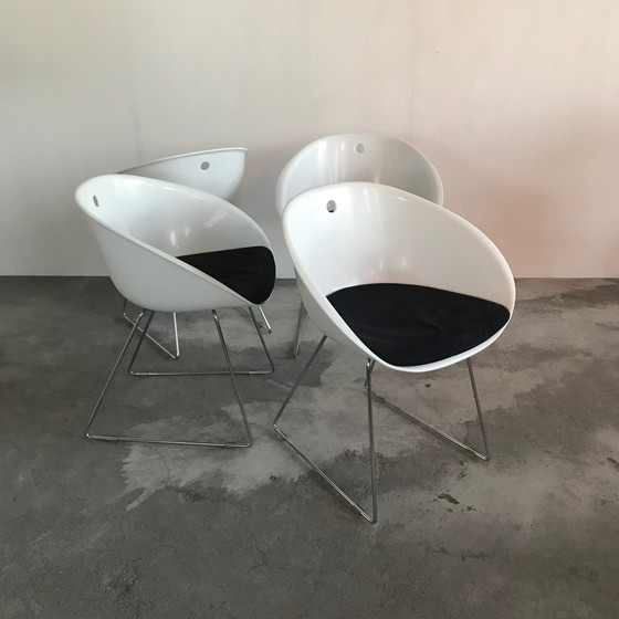 Image 1 of 4x Pedrali chairs by Marco Pocci & Claudio Dondoli