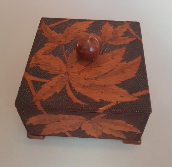 Image 1 of Carved Wooden Box, 1960S