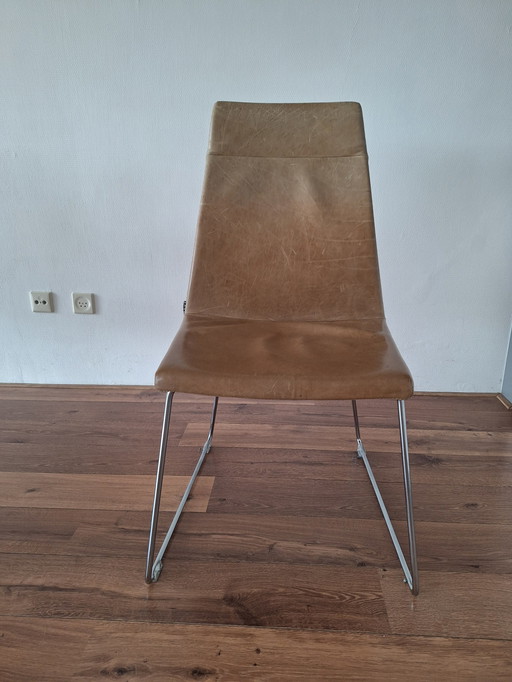 4X Label Van Den Berg Dining Chair