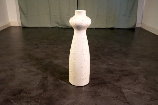 White floor vase by Ludwig Zepner, Germany, 1960s