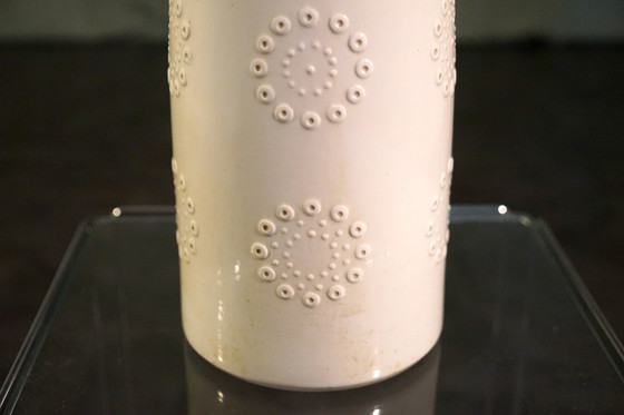 Image 1 of White floor vase by Ludwig Zepner, Germany, 1960s