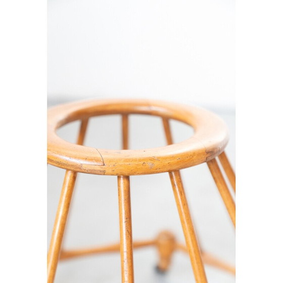 Image 1 of Vintage beechwood baby walker, 1940s-1950s