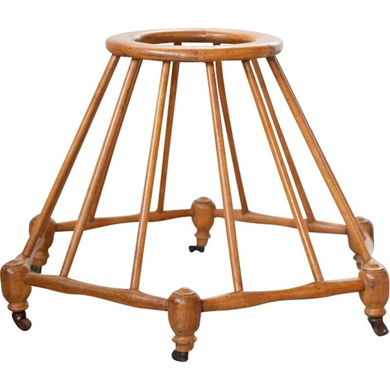 Image 1 of Vintage beechwood baby walker, 1940s-1950s