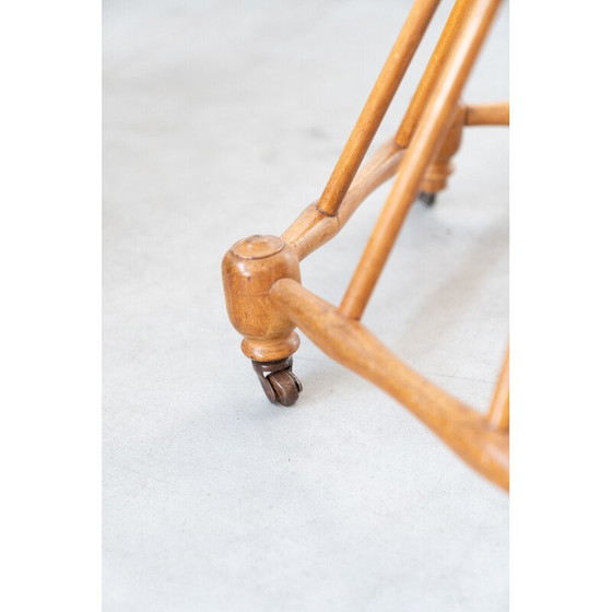 Image 1 of Vintage beechwood baby walker, 1940s-1950s