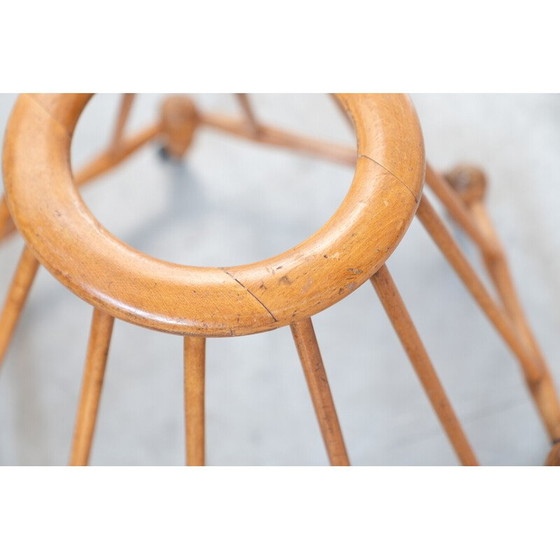 Image 1 of Vintage beechwood baby walker, 1940s-1950s